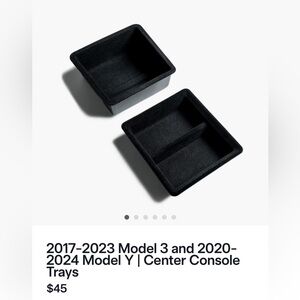 EUC Tesla Centre Console Trays - Model 3 (2017-2023) & Model Y (2020-2024)